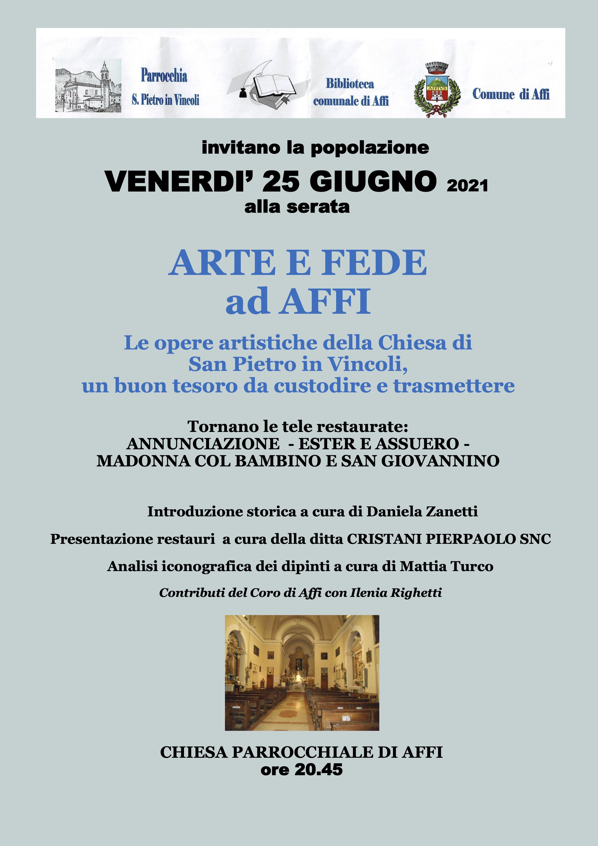Arte e Fede ad Affi