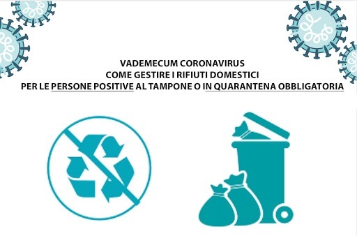 Coronavirus - come raccogliere i rifiuti se sei positivo o in quarantena obbligatoria